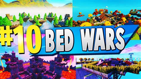 Top 10 Best Bed Wars Creative Maps In Fortnite Fortnite Bedwars Map Codes Youtube