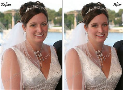 Wedding Photo Enhancement Retouch Face Retouch Services Bride Make Up