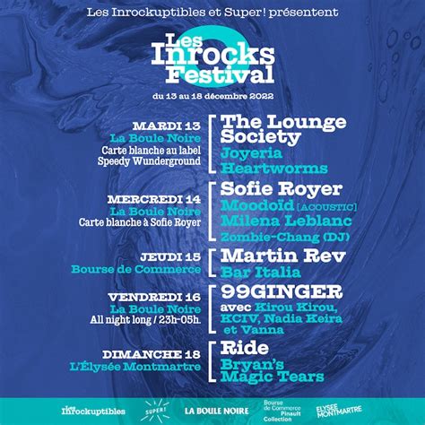 Les Inrocks Festival Dice