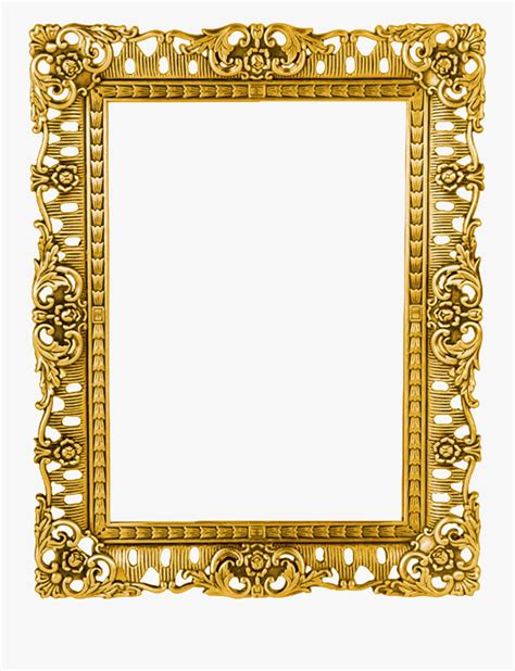 Ornate Picture Frame Png Transparent Gold Picture Frames Free