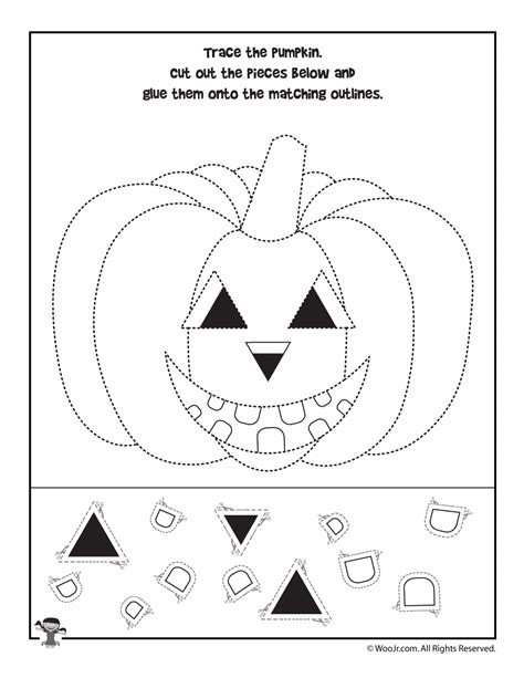 Preschool Halloween Worksheets Woo Jr Kids Activities Childrens