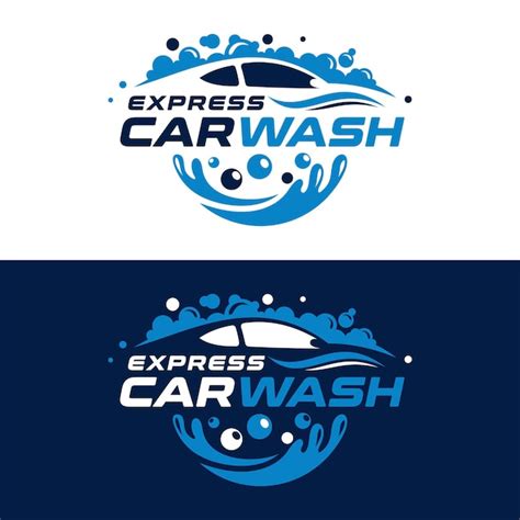 Premium Vector Express Car Wash Logo Design Template