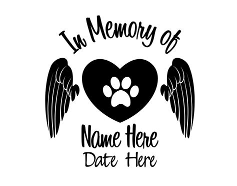 An In Loving Memory Decal From Can Provide A Lasting
