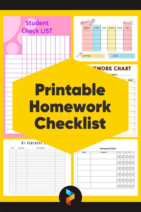 10 The Best Printable Homework To Do List Template