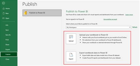 Publier Sur Power Bi Partir De Microsoft Excel Power Bi Microsoft