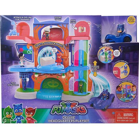 Pj Masks Deluxe Headquarters Playset Shopee Malaysia