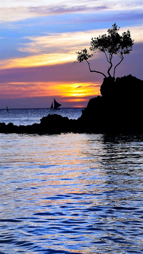 Fondos de pantalla 4k ultra hd de playa alpha coders 1608 fondos de pantalla 378 fondos de móvil 17 arte. Atardecer Playa - Fondos de Pantalla para Celular