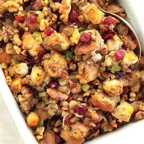 Maybe you would like to learn more about one of these? Savory Herb Stuffing with Sausage, Apples & Nuts | Savory ...