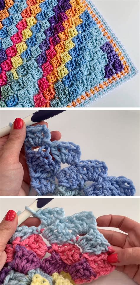 Crochet Stitch Blanket Design Peak