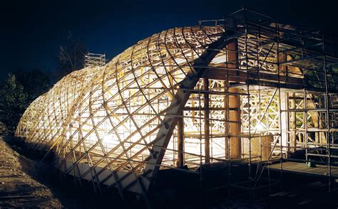 Weald And Downland Gridshell Building Facade Architecture Timber