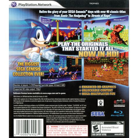 Sonics Ultimate Genesis Collection Ps3 Brand New 10086690279 Ebay