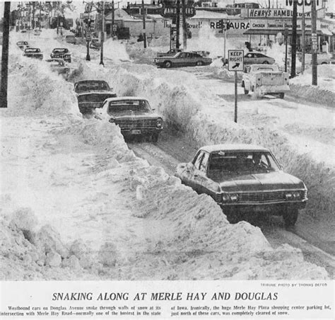 Iowa History Daily April 9 The Great Snowstorm Of 1973