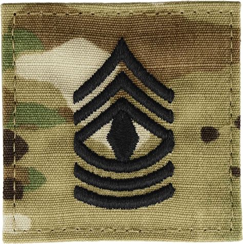 Army Rank 1sg First Sergeant Ocp Patch Hook And Loop Pair