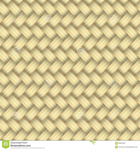 Wicker Seamless Pattern Stock Vector Illustration Of Bamboo 89667822