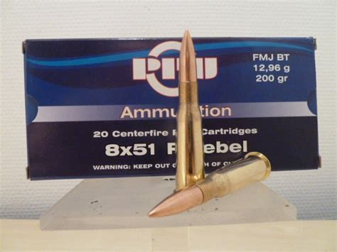 Cartouche Partizan Calibre 8x51 R Lebel 200grs Fmj Bt Munitions