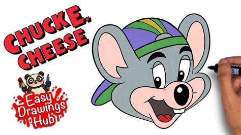How To Draw Chuck E Cheese In 5 Minutes Easy Drawing Youtube