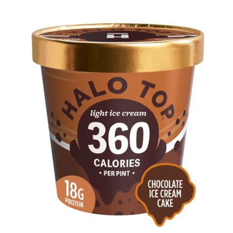 Halo Top Chocolate Ice Cream Cake Light Ice Cream Pint Marianos