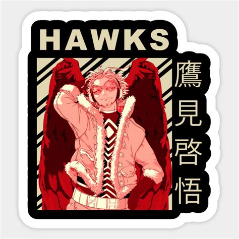 Hawks Keigo Takami My Hero Academia Hawks Sticker Teepublic