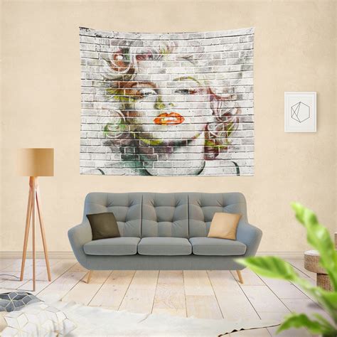 Marilyn Monroe Wall Tapestry Sex Symbol Wall Hanging Movie Etsy Free