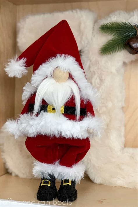 This Santa Gnome From A Cone Is The Best Diy Christmas Gnome