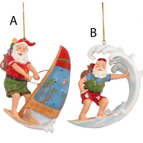 Santa Surfer With Images Christmas Joy Christmas Ornaments