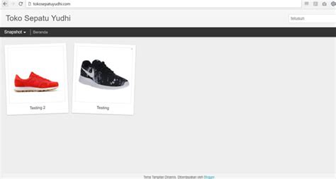 Cara Membuat Website Toko Sepatu Menggunakan Html Dan Css