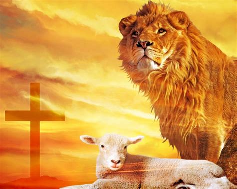 He Became The Lion Of Judah By Being The Lamb Of God Description From