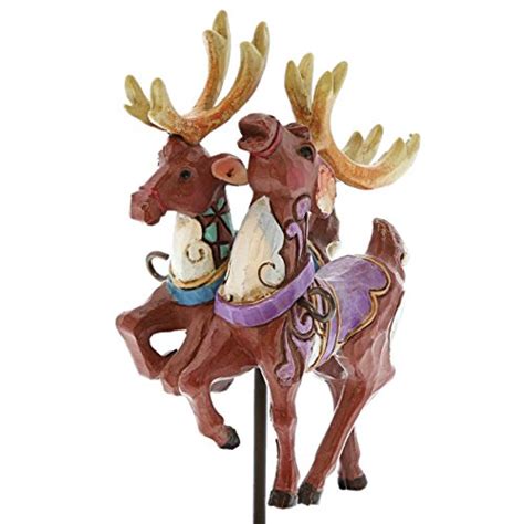 Jim Shore Dash Away All Santa And Reindeer Sleigh Christmas Figurine