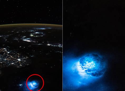 Astronaut Captures Light Show Above Earth From The Iss With A Dazzling