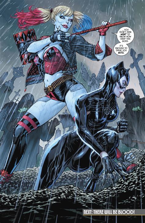 Gran Universo Esperanzado Guerra Harley Quinn Y Batman Comic Terraza