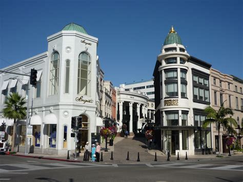 Rodeo Drive Shopping Street Street Los Angeles Beverly Hills
