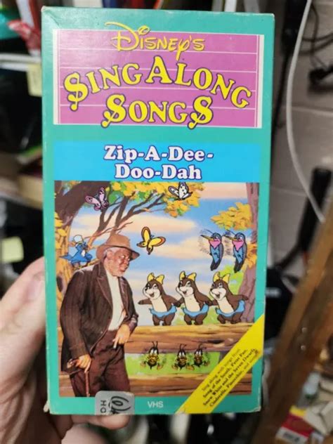 DISNEYS SING ALONG Songs Song Of The South Zip A Dee Doo Dah VHS PicClick CA