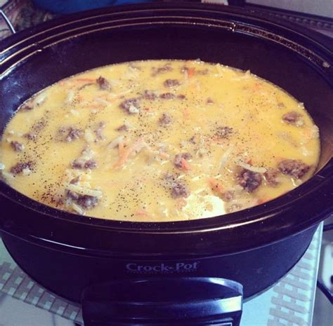 Just let it cool prior to freezing. Crock Pot Bacon Cheeseburger Soup - 2k Recipes