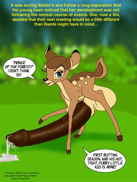 Rule 34 Anthro Bambi Film Disney Doug Winger Faline Feral Furry