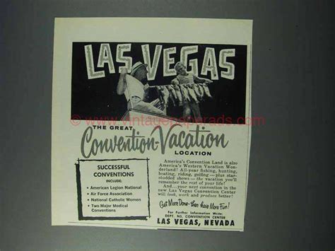 1963 Las Vegas Nevada Ad - Convention-Vacation