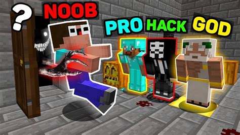 Minecraft Noob Vs Pro Vs Hacker Vs God Who Stole A Noob Challenge In