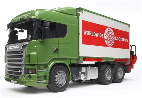 Bruder Toys Scania R Series Cargo Truck With Forklift Attached In India
