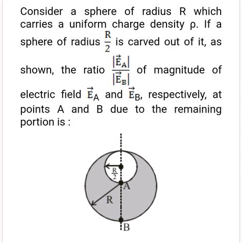 Consider A Sphere Of Radius R Which Carries A Uniform Charge Denisty ρ
