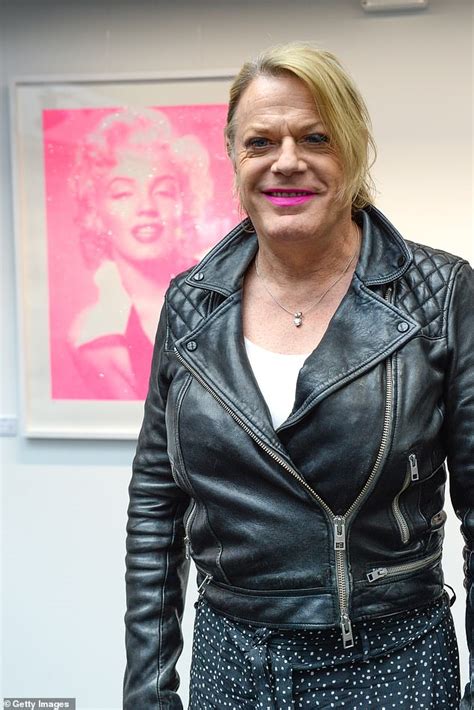 Transgender Comedian Eddie Izzard 58 Wears Trademark Pink Lipstick