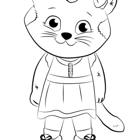 Miss Elaina From Daniel Tiger Coloring Pages Free Printable Coloring