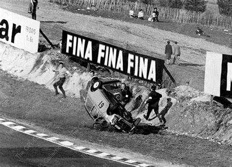 David Alexander Crashing In A Mini At Paddock Bend Brands Hatch
