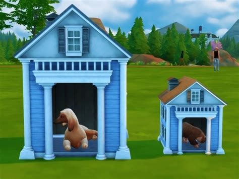 Functional House Beds Large And Small Cats And Dogs The Sims 4