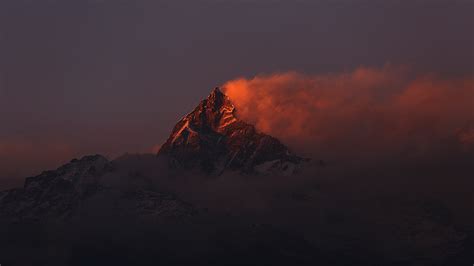 1920x1080 Nepal Mountains In Sunset 1080p Laptop Full Hd Wallpaper Hd