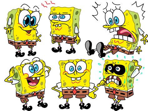 Spongebob Poses 1 By Dgreeng On Newgrounds