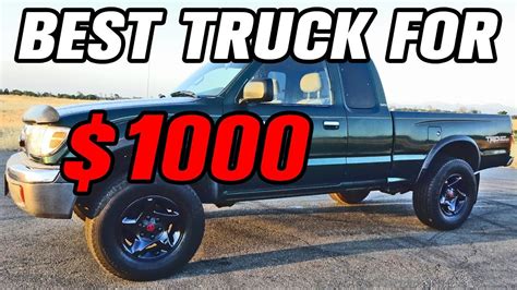 Best Used Truck For 1000 Dollars Cheap Truck Project Toyota Tacoma Trd