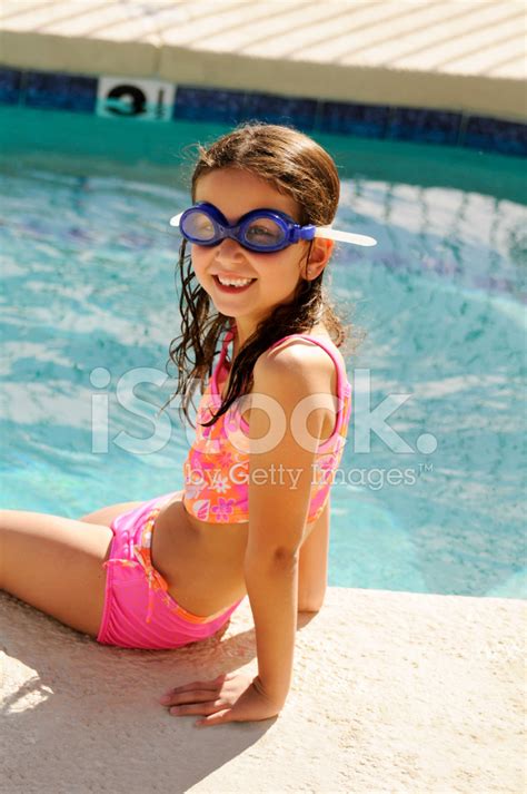 Am Pool Cutie Stockfoto Lizenzfrei FreeImages