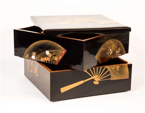 19th Century Japanese Lacquer Jubako Box At 1stdibs