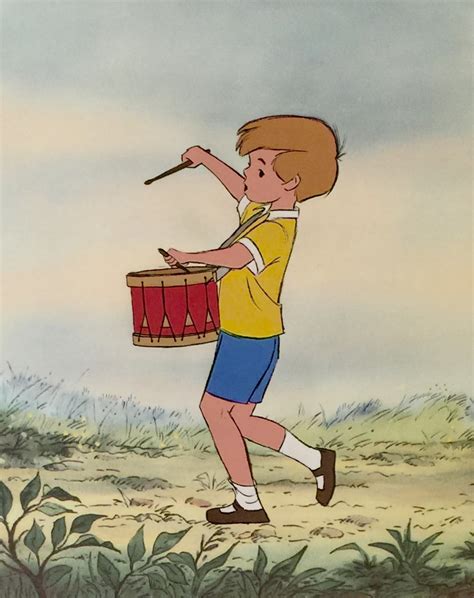 Animation Collection Original Production Cel Of Christopher Robin From