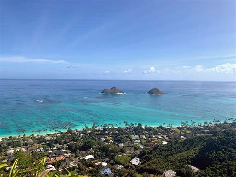 Breathtaking Views From The Lanikai Pillbox Hike Kailua Hawaii