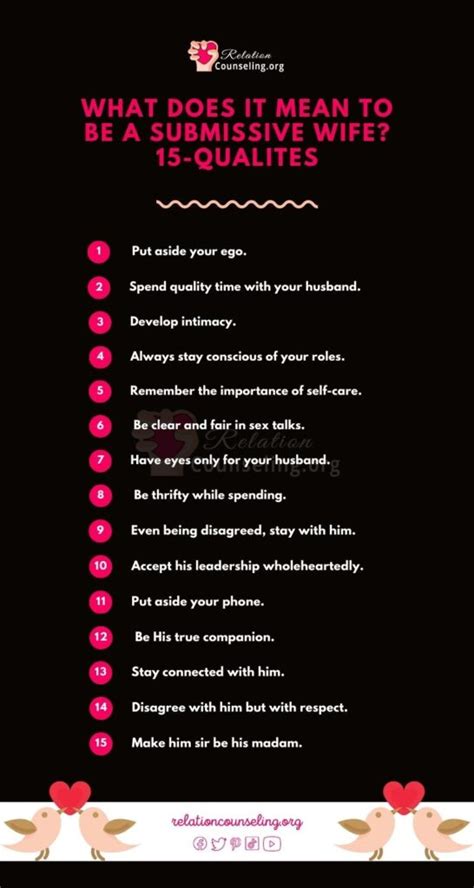 what does it mean to be a submissive wife 15 qualities